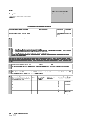 Antrag auf Beratungshilfe