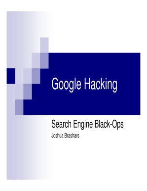 Google code of ethics pdf - Search Engine Black-Ops - safecomputing umich