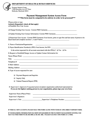 payment management system access form