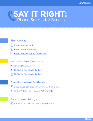 Real Estate Agent First Contact Scripts
