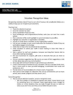 How to write an appreciation letter - Volunteer Recognition Ideas (new)