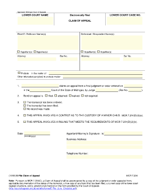 filliable coa form