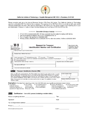 IRS Form W-9