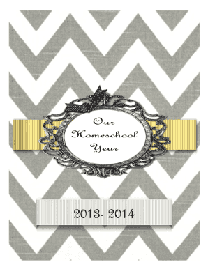 Fillable Online Freebie Friday- Homeschool Planner Cover Printable ...