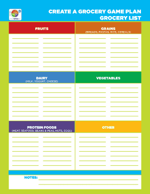 Grocery Game Plan