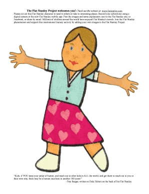 Fillable Online Templates - Flat Stanley Fax Email Print - pdfFiller