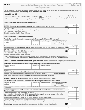 Schedule 5 Tax Form