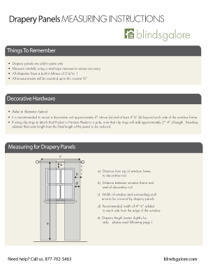 Window Treatment Measurement Worksheet - Fill and Sign Printable Template  Online
