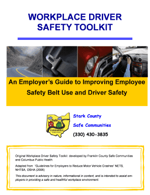 WORKPLACE DRIVER SAFETY TOOLKIT