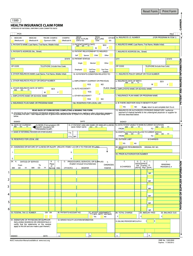 health claim Preview on Page 1