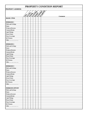 property condition report template