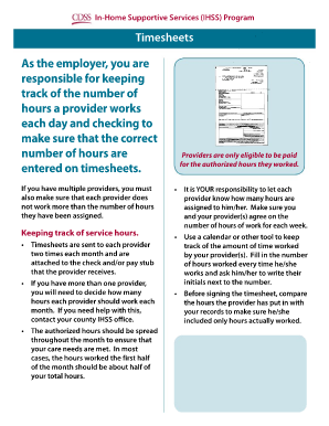 How does the In-Home Supportive Services program work?