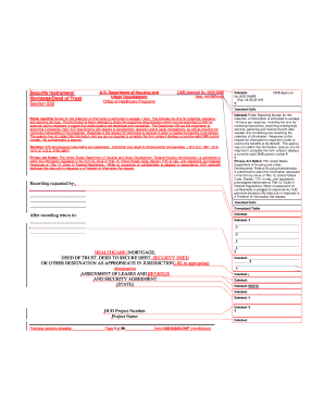 HUD Healthcare Mortgage Form
