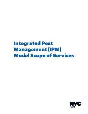 Integrated Pest Management Scope of Services