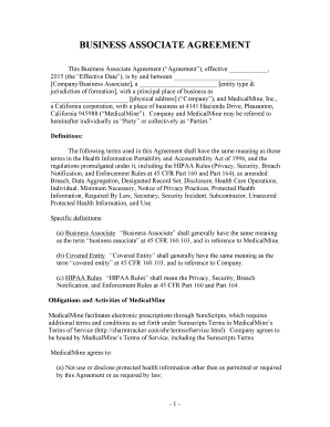 Business Associate Agreement