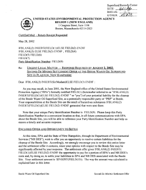 Large printable numbers 1 10 pdf - second settlement letter template (non-participation rate)