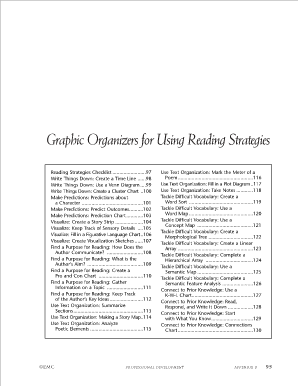 graphic organizers form