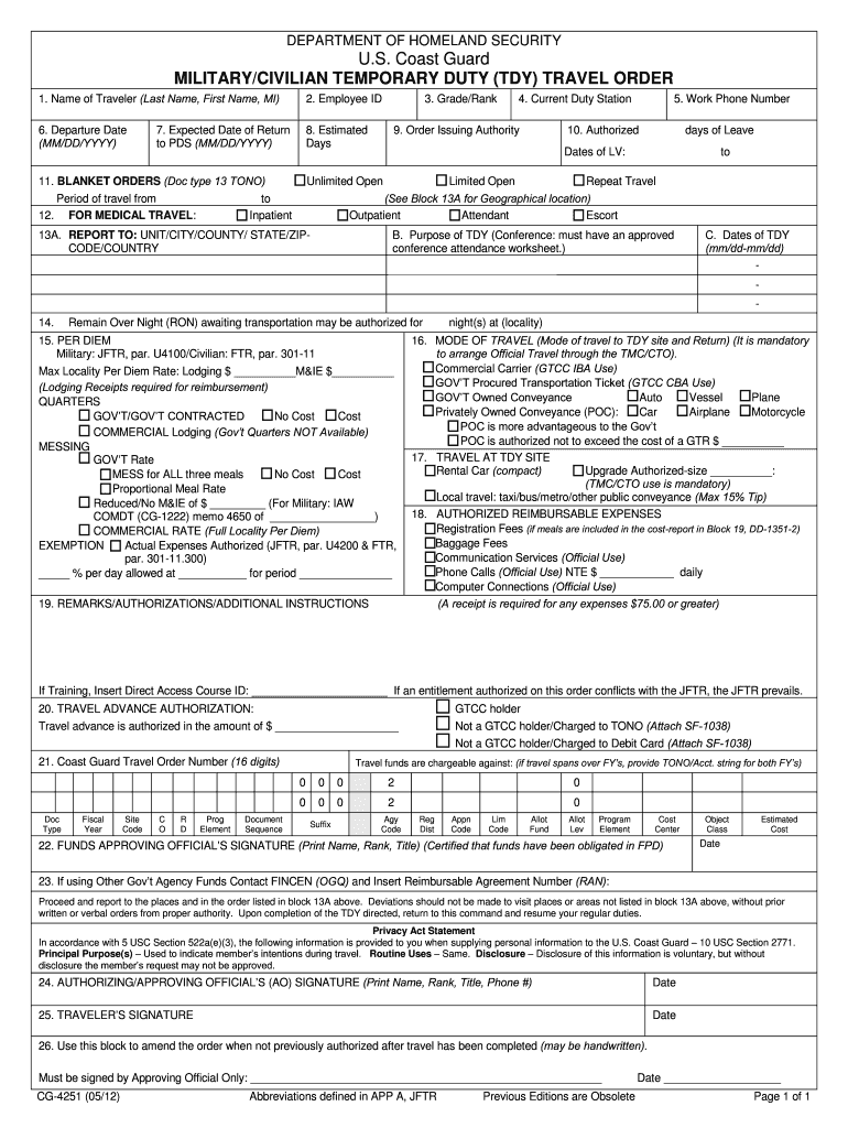 Da Form 4251 - Fill Online, Printable, Fillable, Blank | pdfFiller da-form-4251-fill-online-printable-fillable-blank-pdffiller