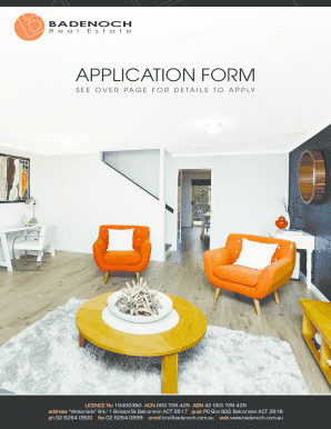 Australian Residential Tenancy Application Form