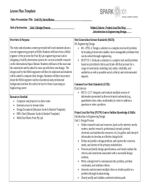 Lesson Plan Template - nasa