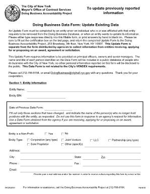 nyc doing business data form fill online printable fillable nyc doing business data form