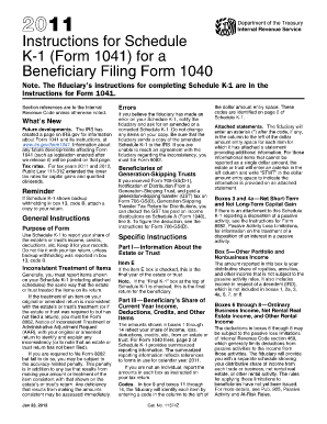 Instructions for Schedule K-1 (Form 1041)