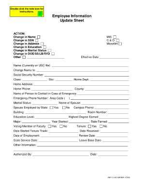 Record of work covered sample - employment form