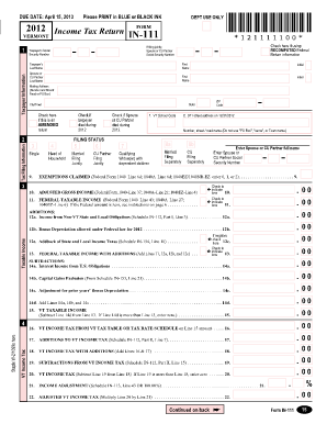 in 111 2008 form