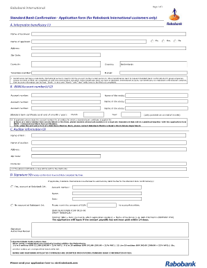 blank standard bank confirmation form