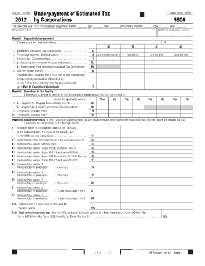 Income tax california - ca form 5806 instructions 2018