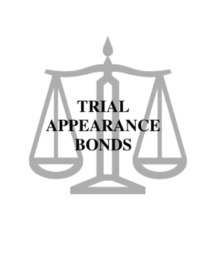 Texas Trial Appearance Bonds