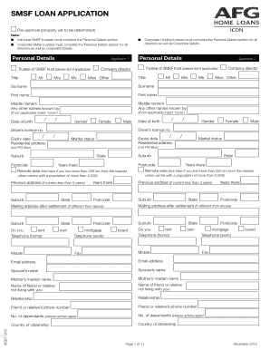 SMSF Loan Application Form
