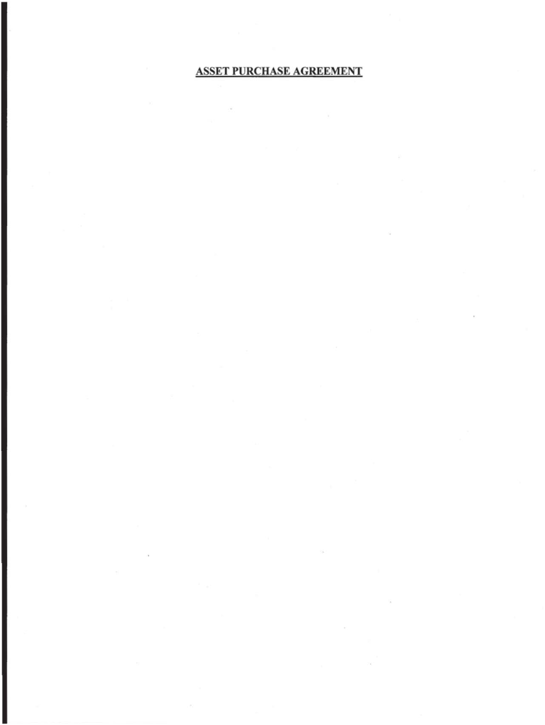 option asset purchase agreement print Preview on Page 1