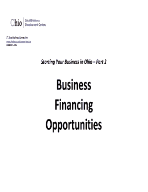 Ohio Small Business Financing Guide