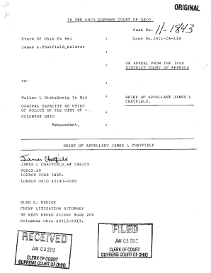 Fillable Online supremecourt ohio ORIGINAL - supremecourt ohio Fax ...