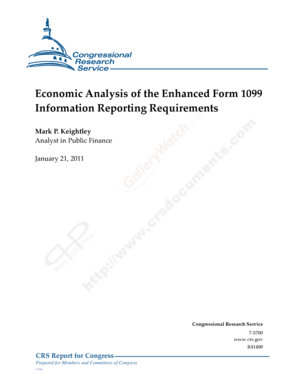 Economic Analysis of Form 1099-MISC Reporting Requirements