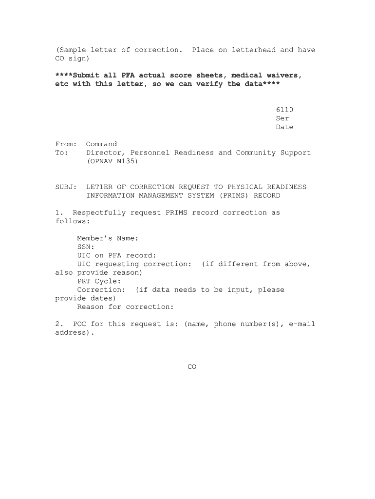 Naval Letter Format Fill Out Sign Online DocHub