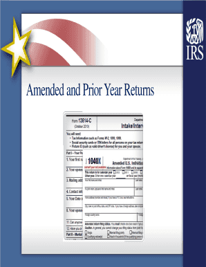 Amended and Prior Year Returns Guide