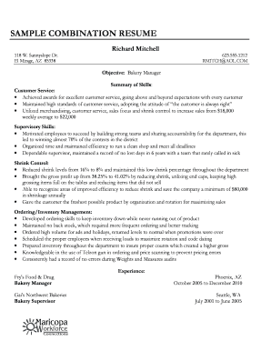 customer care resume