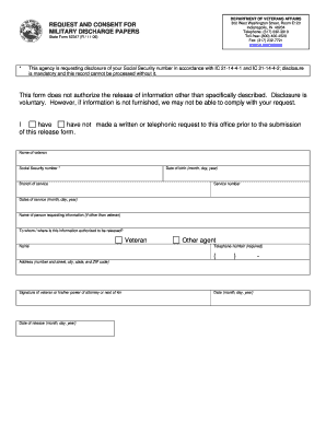 Indiana Military Discharge Papers Request Form