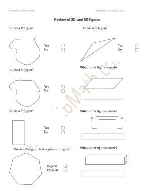 Geometry Figure Identification Worksheet