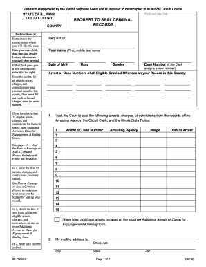 Request to Seal Criminal Records