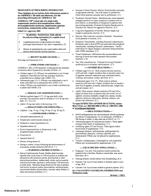 ADDERALL XR Label - accessdata fda