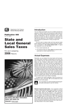 IRS Publication 600 2006