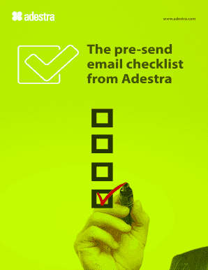 Pre-Send Email Checklist