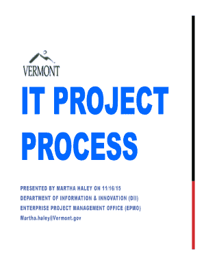 Project management office ppt - Microsoft PowerPoint - DII Project Management - Haley.ppt Compatibility Mode - leg state vt