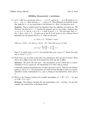 ee364a homework 6 solutions