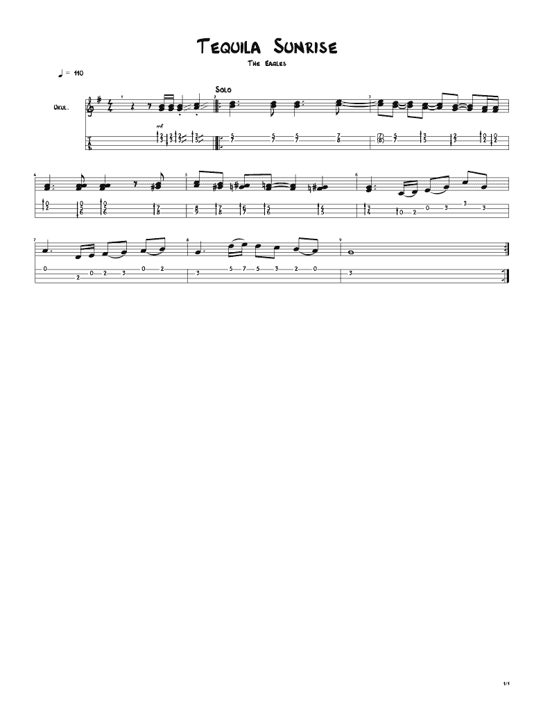 Tequila Guitar Tab Pdf Fill Online, Printable, Fillable, Blank
