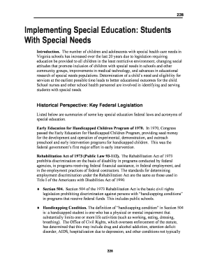 Catering certificate pdf - Implementing Special Education: Students With Special Needs - doe virginia