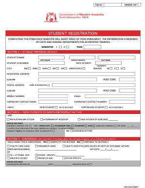 Student Registration Form